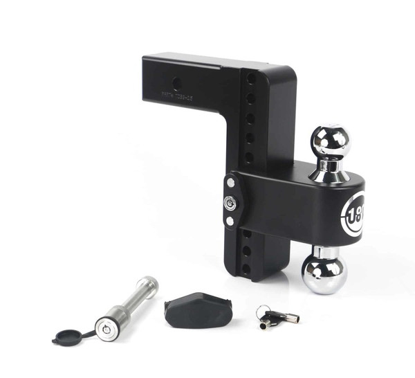 Weigh Safe 180 Hitch 8In Drop 2.5In Shank Black Cerakote product photo
