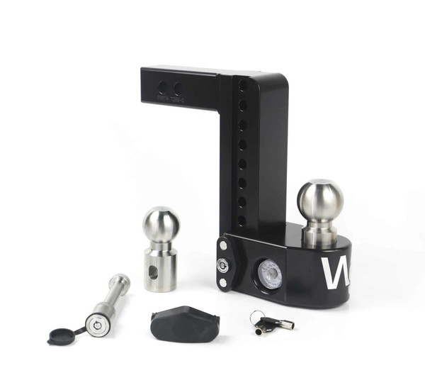 Weigh Safe 8In Drop 2In Shank Scale Hitch Black Cerakote product photo