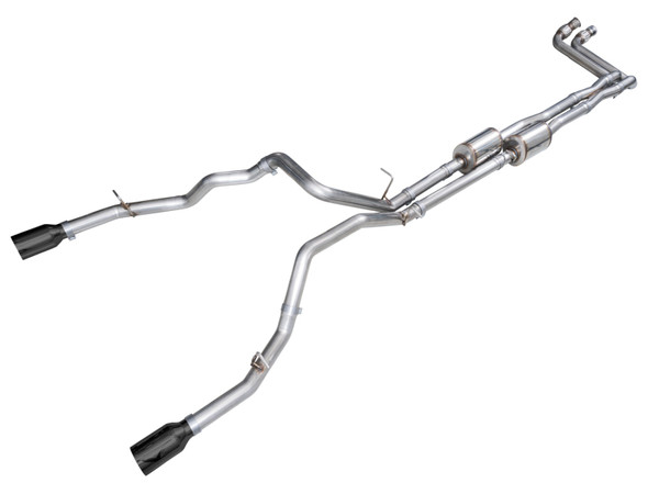 AWE Tuning 2025-2026 RAM 1500 3.0TT Rebel 0FG Cat-Back Exhaust w/ Diamond Black Tips | 3015-33531