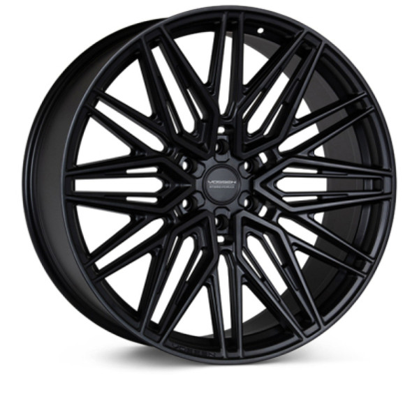Vossen HF6-5 Satin Black Wheel 22x10 | 6x139.7 BC - fits Chevrolet Silverado 1500 (1999-2026), GMC Sierra 1500 (1999-2026), Chevrolet Tahoe (1992-2026), Chevrolet Suburban (1992-2026), GMC Yukon (1992-2026)