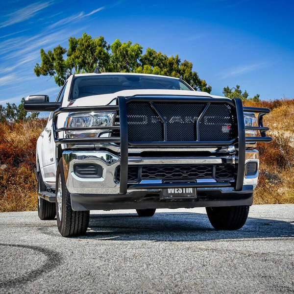 Westin HDX Modular Grille Guard | 2019-2024 Ram 2500 / 3500 (Excl. Power Wagon/Sensor-Equipped Trucks) | Black | 57-24025