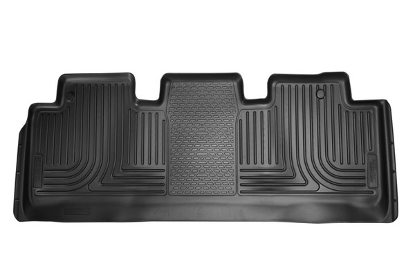 Husky Liners WeatherBeater 2nd Row Floor Liners, Black for 2011-2017 Honda Odyssey - Part #19881
