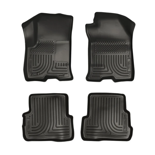 Husky Liners WeatherBeater Combo Floor Liners, Black for 2008-2011 Ford Focus - Part #98311
