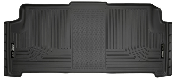 Husky Liners WeatherBeater 2nd Row Floor Liner, Black for 2008-2020 Chrysler Town Country/Dodge Grand Caravan - Part #19081
