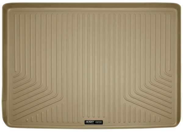 Husky Liners WeatherBeater Rear Cargo Liner to Back 3rd Row Seating, Tan for 2015-2020 Chevy/GMC Suburban/Yukon XL - Part #28223