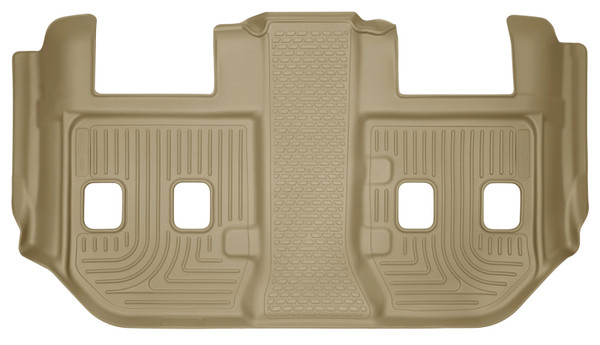 Husky Liners WeatherBeater 3rd Row Seating Floor Liners, Tan for 2015-2020 Chevrolet/GMC Suburban/Yukon XL - Part #19283