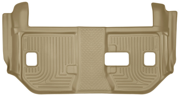 Husky Liners WeatherBeater 3rd Row Seating (Bench 2nd) Floor Liner, Tan for 2015-2020 Chevy/GMC Suburban/Yukon XL - Part #19293