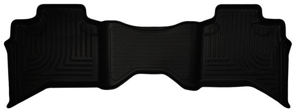 Husky Liners WeatherBeater 2nd Row Seating Floor Liners, Black for 2002-2009 Dodge Ram 1500 Crew Cab - Part #19011