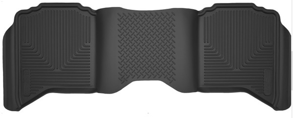Husky Liners WeatherBeater 2nd Row Seating Floor Liners, Black for 2009-2024 Dodge Ram 1500 Crew Cab - Part #19061
