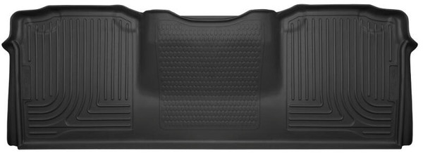 Husky Liners WeatherBeater 2nd Row Seating Floor Liners, Black for 2010-2019 Dodge Ram 2500/3500 Ext Cab - Part #19071HUL