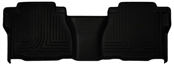 Husky Liners WeatherBeater 2nd Row Seating Floor Liners, Black for 2007-2013 Toyota Tundra Crew Cab / Ext Cab - Part #19591