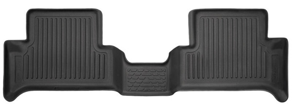 Husky Liners WeatherBeater 2nd Row Seating Floor Liners, Black for 2015-2022 Chevrolet Colorado/GMC Canyon Extended Cab - Part #19101