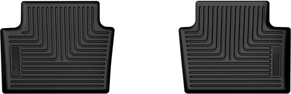 Husky Liners X-act Contour Rear Floorliner (2pc), Black for 2022-2026 Mazda CX-2030 AWD - Part #50421