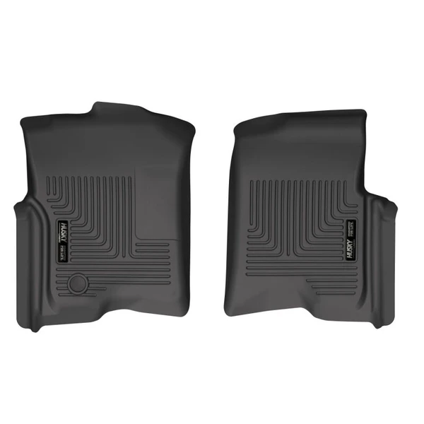 Husky Liners WeatherBeater Front Floor Liner, Black for 2004-2008 Ford f-150 SuperCrew Cab - Part #13471