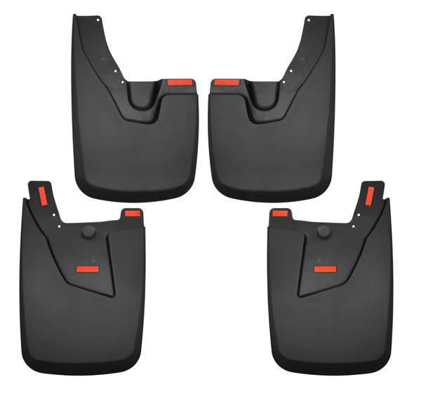 Husky Liners Custom-Molded Front & Rear Mud Guards for 2019-2026 Ram 2500/3500 with OEM Fender Flares - Part #58056