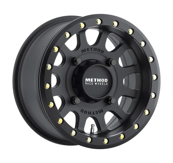 Method Race Wheels MR401 UTV Beadlock Matte Black Wheel 14x7 | 4x136 BC | +13 Offset