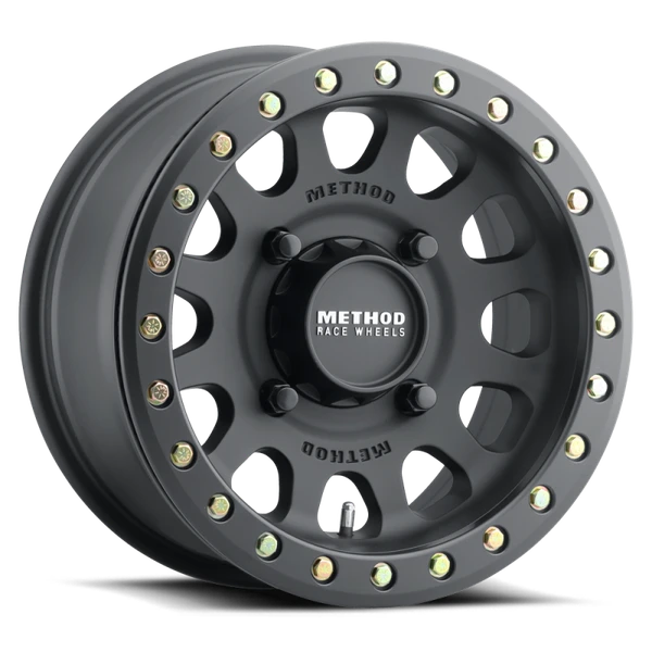 Method Race Wheels MR401 UTV Beadlock Matte Black Wheel 15x7 | 5x114.3 BC (5x4.5) | +38 Offset