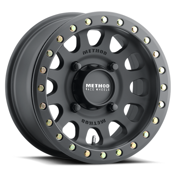 Method Race Wheels MR401 UTV Beadlock Matte Black Wheel 15x7 | 4x136 BC | +38 Offset