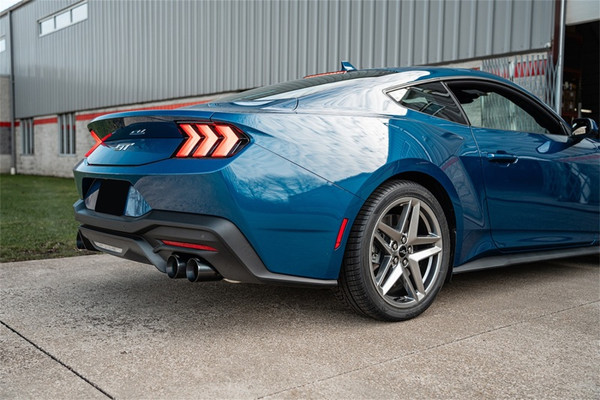 Corsa 2024-2026 Ford Mustang GT 5.0L Xtreme to Touring Active Cat-Back Exhaust for Factory Active Exhaust (Twin 4in Black PVD