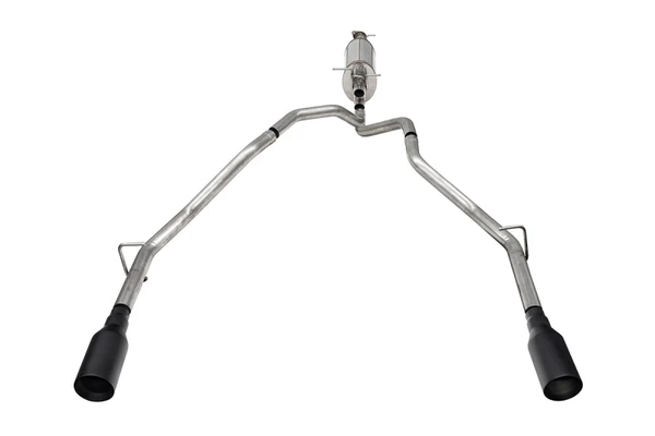 Corsa 2025-2026 Ram 1500 Sport Cat-Back Exhaust (Dual 5in Black PVD Tips) - 21309BPC