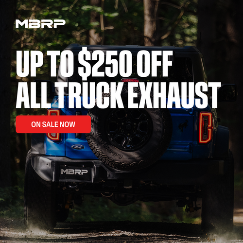 MBRP Exhaust Sale – Save Up to $250 on Truck, SUV & Jeep Exhaust Systems! (Ends 10/31/2025)