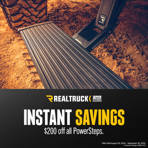 Labor Day-Month Sale: Save $200 on AMP Research Powersteps—No Coupon Code Needed! Ends 9/30/24. Labor Day-Month Sale: Save $200 on AMP Research Powersteps—No Coupon Code Needed! Ends 9/30/24.