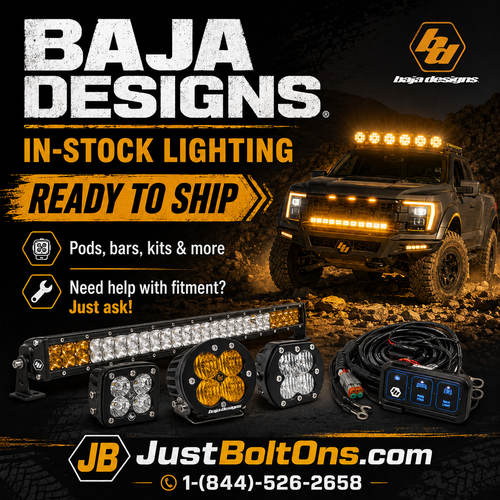 Baja Designs Lighting Is In Stock and Ready to Ship – LP9s, LP6s, Light Bars, Fog Kits & LED Pods for Trucks, Jeeps, Broncos and More.