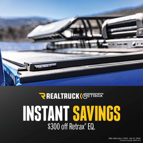 Fire Up the Savings with $300 Off Retrax EQ Tonneau Covers for July 4th (All Month Long!) Fire Up the Savings with $300 Off Retrax EQ Tonneau Covers for July 4th (All Month Long!)