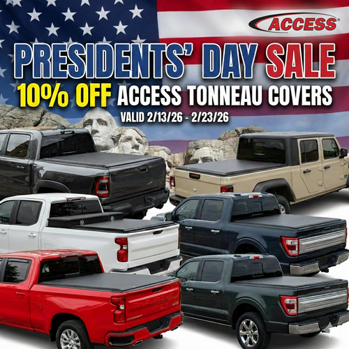 Presidents’ Day 2026 Truck Bed Cover Sale – 10% Off ACCESS Tonneau Covers (2/13/26-2/23/26)