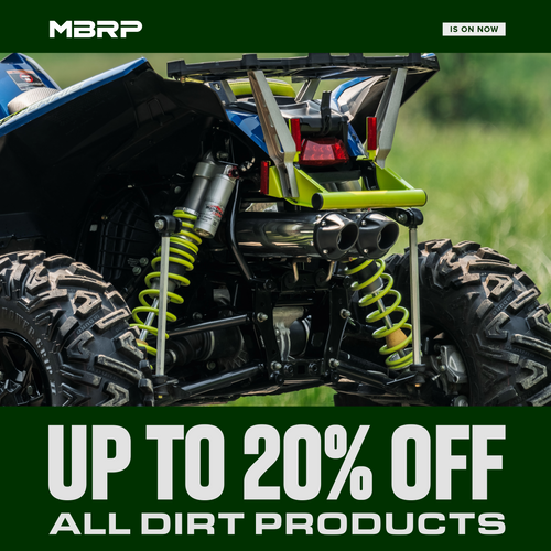 MBRP Dirt Exhaust Systems – Up to 20% Off for Your ATV & UTV at Just Bolt-On Performance Parts! Ends 3/16/2025.