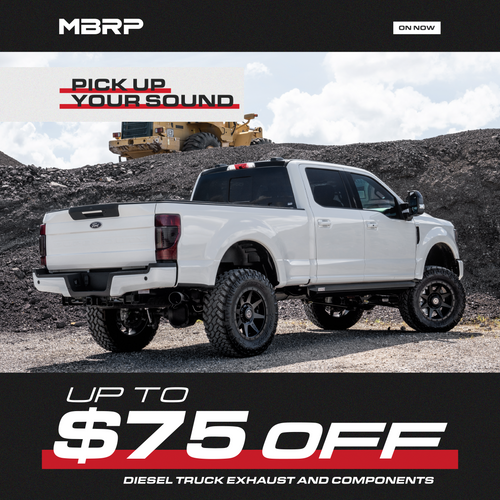 Up to $75 Off MBRP Diesel Truck Exhaust Systems at JustBoltOns.com (Valid Until August 18th, 2024) Up to $75 Off MBRP Diesel Truck Exhaust Systems at JustBoltOns.com (Valid Until August 18th, 2024)