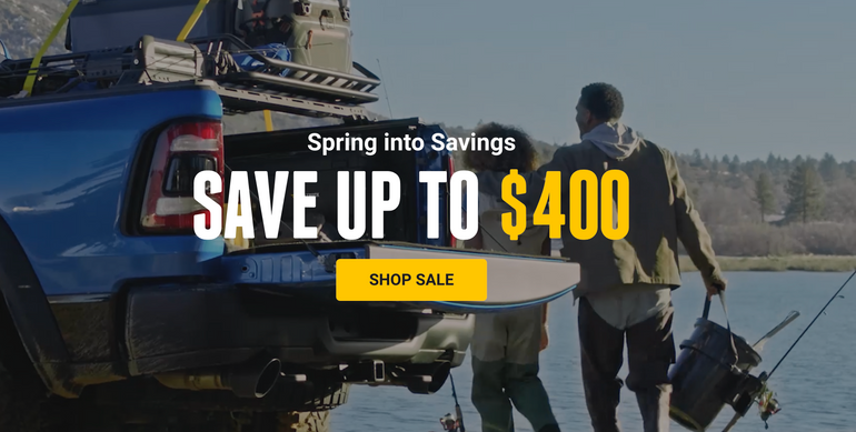 Memorial Day Blowout: Up to $400 Off PowerSteps, Tonneaus, Bedliners & More (May 15 – 26, 2025)