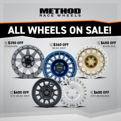 15% Off Method Race Off-Road Wheels Until End of Year @ JustBoltOns.com