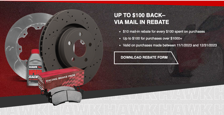 Hawk Performance's 2023 Winter Rebate Spectacular: $10 for Every $100 Spent!