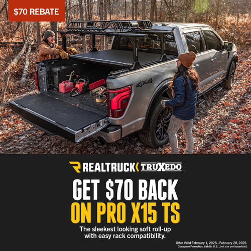 Get a $70 Manufacturer Rebate on the TruXedo Pro X15 TS Tonneau Bed Cover – Limited-Time Offer! (Ends 2/28/25)