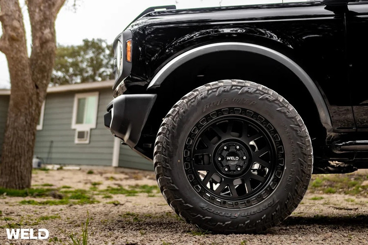 WELD Off-Road W104 Cinch Wheels for 2021–2026 Ford Bronco (6x139.7) | Satin Black, Bronze, Red & Gloss Black