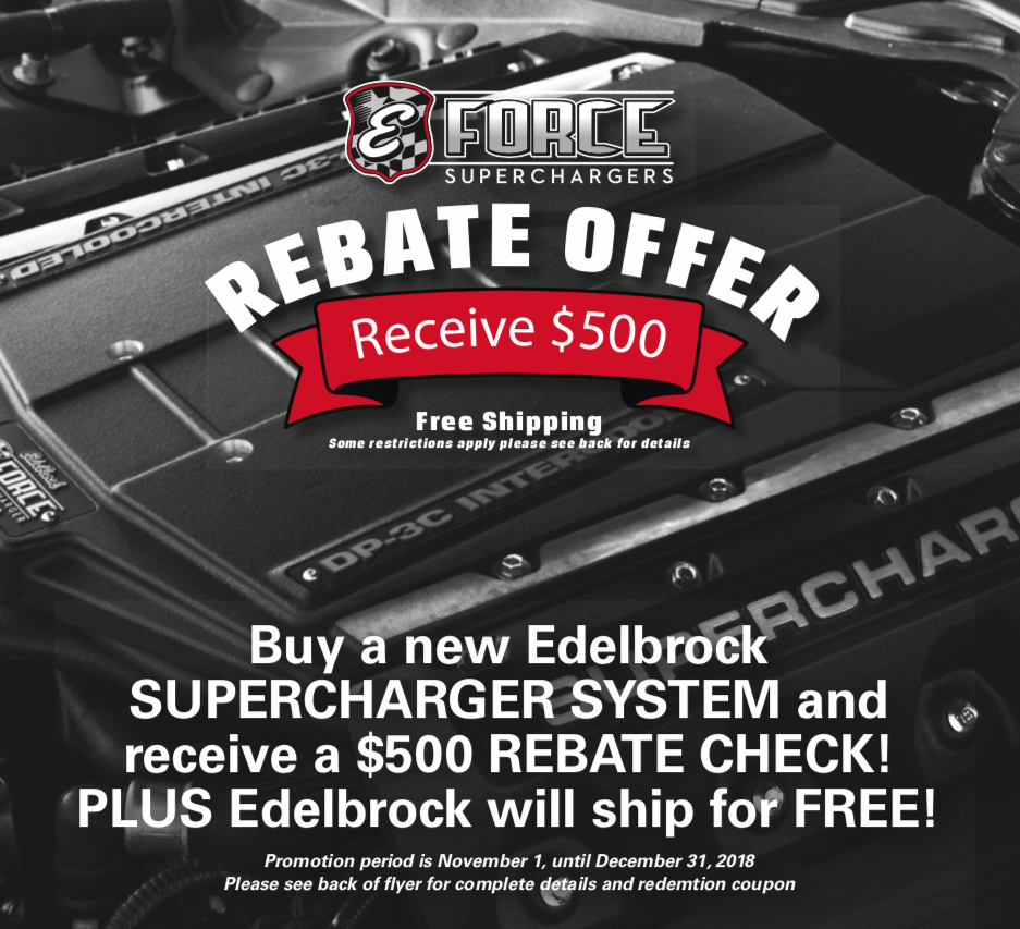 Edelbrock Rebate