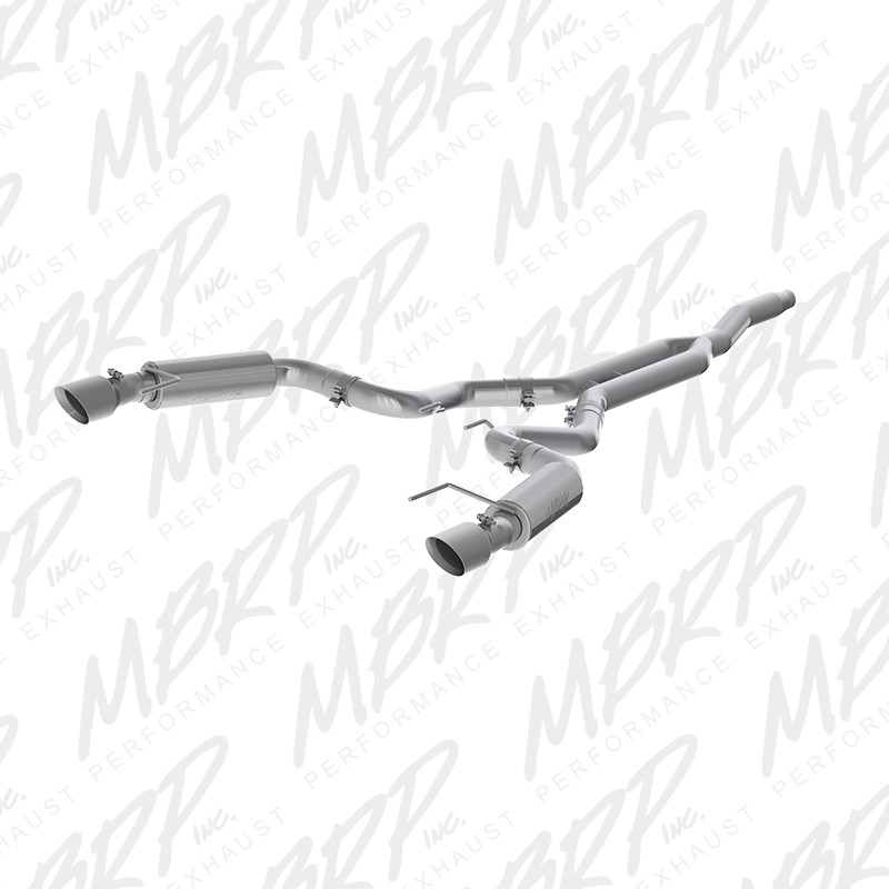 Image of MBRP 20152021 Ford Mustang 2.3 Ecoboost 3inch Cat Back Dual