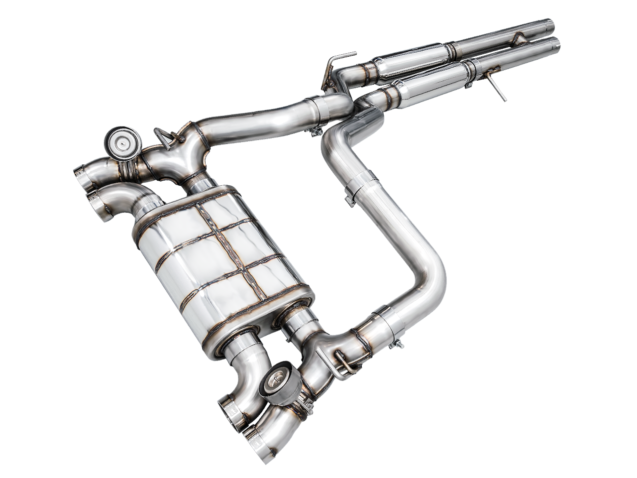 Image of AWE SwitchPath T304 Valved Exhaust for 20212023 Jeep Wrangler Rubicon JL 392 Quad