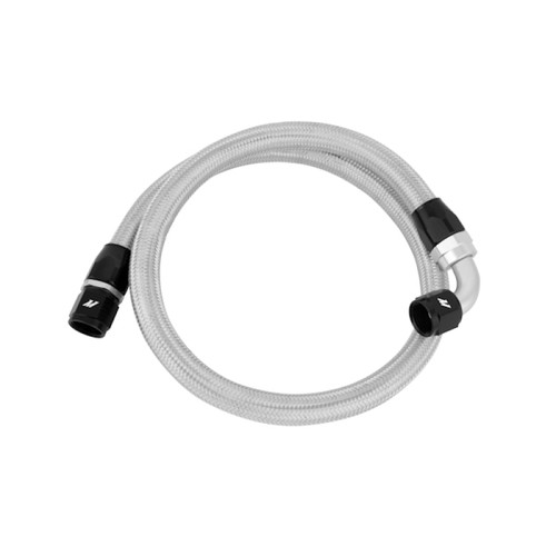 Mishimoto 3Ft Stainless Steel Braided Hose w/ -10AN Fittings - Black