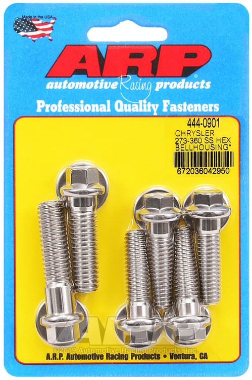 ARP Chrysler 273-360 Wedge SS Hex Bellhousing Bolt Kit - Durable ...