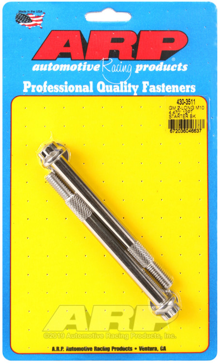 ARP GM M10 x 4.47 Inch 12-Point Stainless Steel Starter Bolt Kit ...