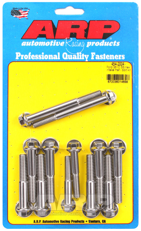 ARP Ford 351C SS Hex Intake Manifold Bolt Kit - High-Strength Fasteners ...