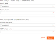 Find the right Osram Lamp for your fitting