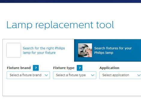 Find the right Philips Lamp for your fitting