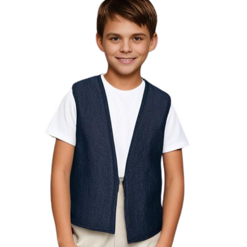 Youth Denim Patch Vest