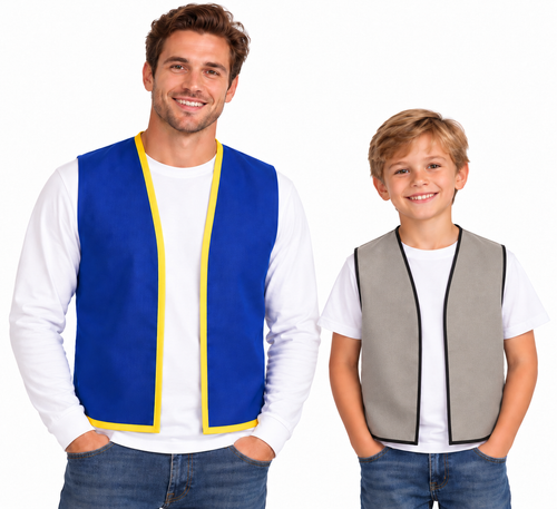 Custom Twill Vest with Choice of Trim