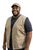 Plus Size Adult Khaki Twill Patch Vest