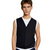 Adult Felt Black Patch Vest