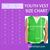 Youth Black Twill Patch Vest